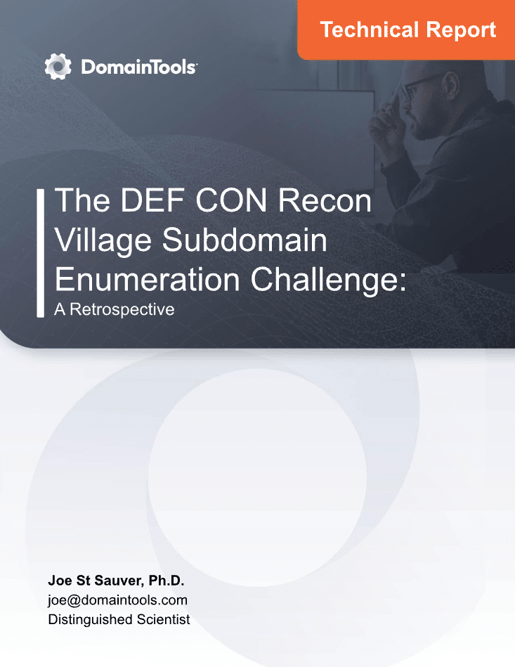 The DEF CON Recon Village Subdomain Enumeration Challenge